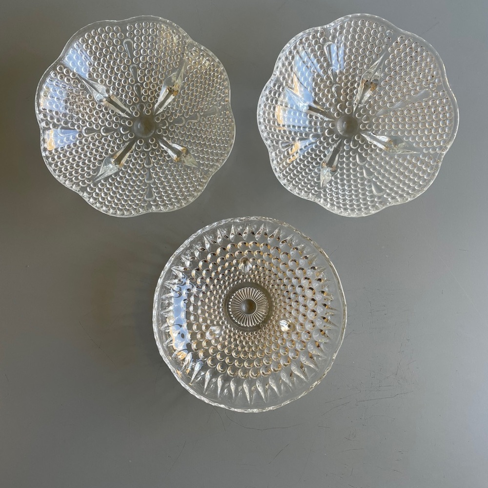 Elegant Clear Glass Serveware Set